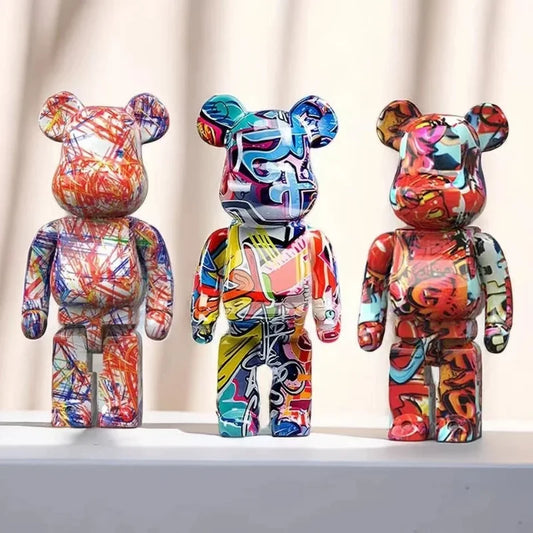 Graffiti Bear Figurine