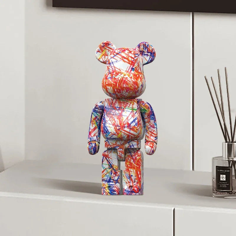 Graffiti Bear Figurine