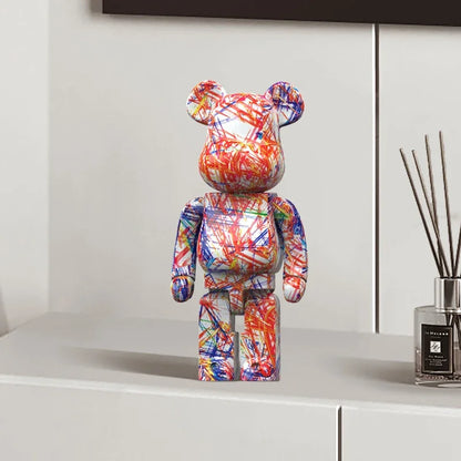Graffiti Bear Figurine