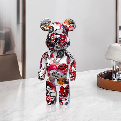 Graffiti Bear Figurine