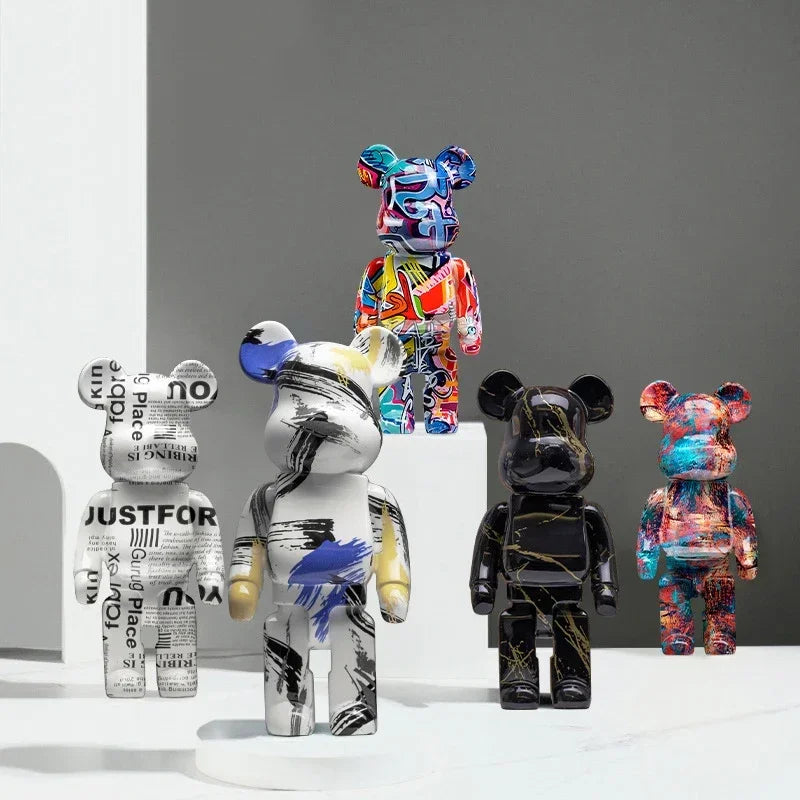 Graffiti Bear Figurine