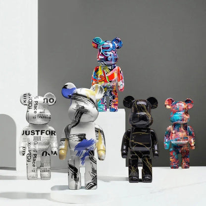 Graffiti Bear Figurine