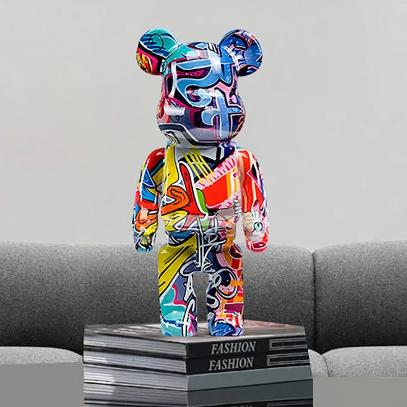Graffiti Bear Figurine